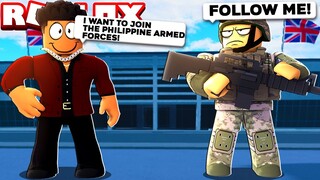 ROBLOX | LUMABAN AKO SA PH ARMY! | [TFA] THE FILIPINO ARMY! - VenomSFX’s Philippine Army