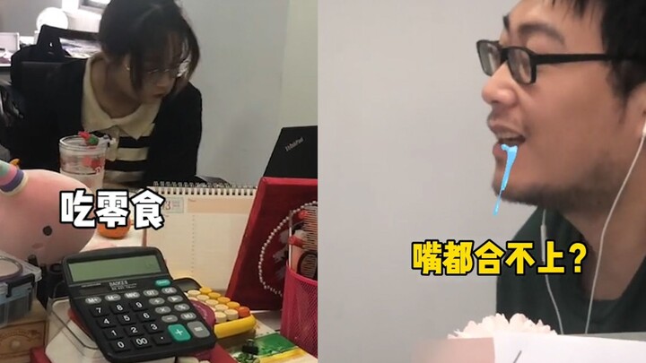 Một người đàn ông lười biếng ở công ty trong sáu năm, ăn vặt và ngắm gái đẹp trong khi ngồi xổm trên