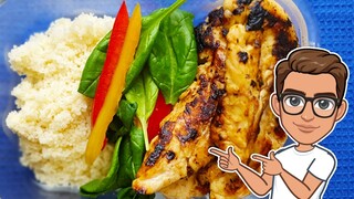 How To Cook Low Carb Meals | Low Carb Diet | Grill Chicken | Couscous Recipe