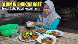 DIJAMIN ENAK BANGET.. TERI GORENG PETE, TEMPE GORENG SAOS TIRAM, Masakan Kampung