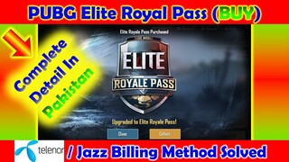 How to buy pubg mobile Royal pass in Pakistan using Telenor | Billing error solved