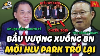 CHIỀU 30/3: Bầu Vượng Có Mặt Tại Bắc Ninh, Trực Tiếp Mời HLV Park Dẫn Dắt ĐTVN, Ký Hợp Đồng Nghìn Tỉ