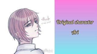 menggambar original character (Ari)