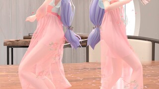 【布料、粒子、CG、4K】华风夏韵，洛水天依！国风小姐姐！大喜_洛天依——场景配布、服装配布