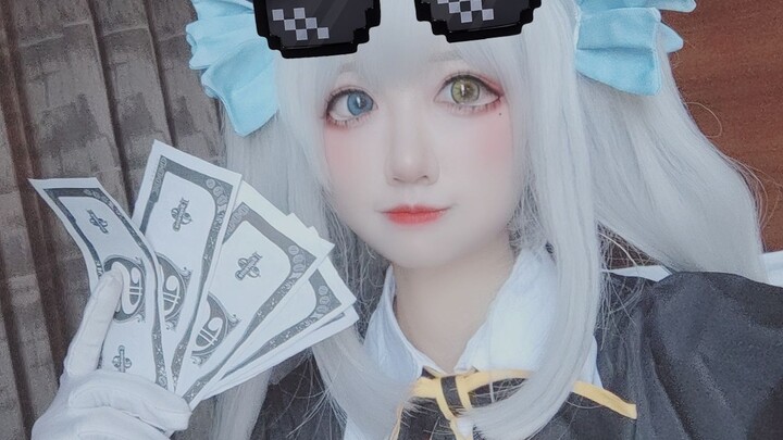 I'm cute please give me money