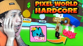 Nasa Pixel World Na Ako, May Pang Giveaways Na Tayo | Pet Simulator X Hardcore Update | Roblox