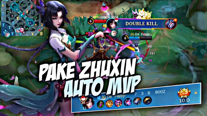 LAGI PUSH ZHUXIN!! MALAH KETEMU HERO MELE!! AUTO DEWA NIH HERO!! - Mobile Legends