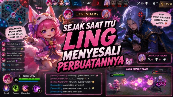 Sejak saat itu ling menyesali perbuatannya 😂😭