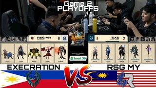 CH4KMAMBA! EXECRATION vs RSG MY [Game 2 BO3]  MSC Group Stage Phase 1 - Day 2 | MSC Cup 2021