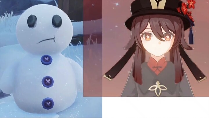🌿! Genshin Impact snowmen can still stack like this?