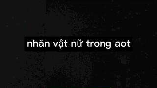 Nhân vật nữ trong aot