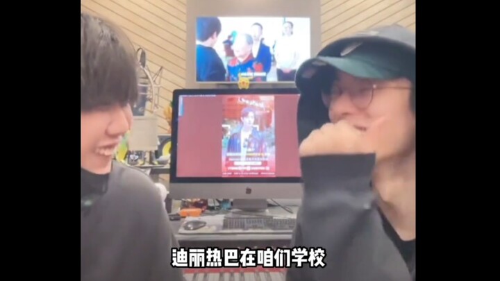 Mu Ziyang said that during filming, Dilraba Dilmurat was shooting on the neighboring set, and the di