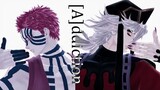 [鬼滅のMMD]  [A]ddiction　[ 童磨 & 猗窩座／Douma & Akaza ]　demon slayer / Kimetsu no Yaiba