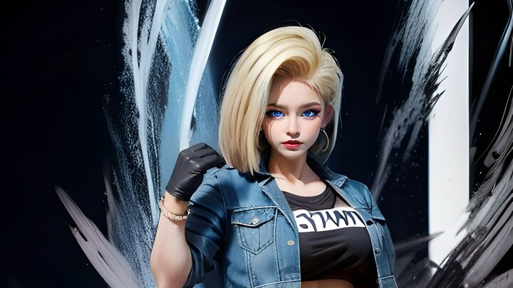 Bunga Bola Naga 4K: Android 18