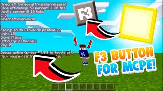 F3 Button For MCPE 1.16+ | Java Debug Screen Addon For MCPE 1.16+ | 2021