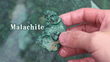 How natural malachite is formed