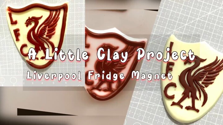 DIY CLAY Project Liverpool Fridge Magnet
