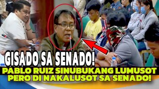 GARBAGE COLLECTOR NA SI RICHARD HUMARAP NA SA SENADO PARA TUMESTIGO! PABLO RUIZ LUMULUSOT PA!