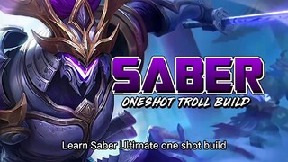 Saber One Shot Build 2023