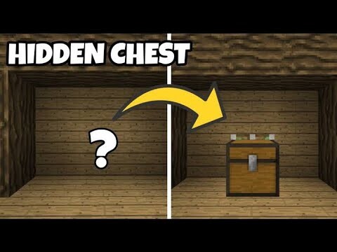✓Minecraft: How To Build A Hidden Pop-Up Chest