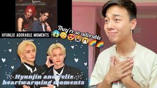 Stray Kids Hyunjin and Felix adorable moments | Stray Kids HyunLix pt. 3 | REACTION