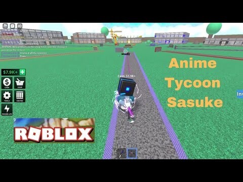 Roblox anime tycoon sasuke gameplay