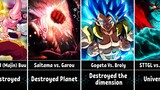 Most Destructive Anime Battles