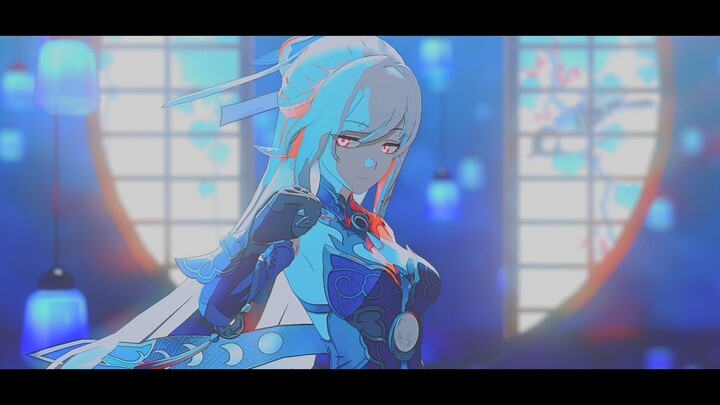 [ผลกระทบ Honkai: Star Dome Railway MMD] ความรักของฉันคือไฟแห่งนรก [กระจกไหล]