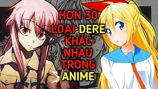 Tổng hợp TẤT CẢ CÁC LOẠI DERE có trong Anime