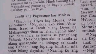 Pang Araw Araw na Talata.               Exodus 6:1-5