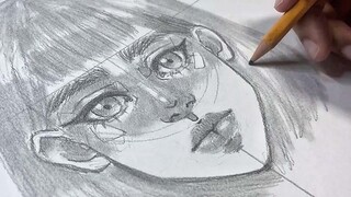 LET'S DRAW FEMALE ANIME / MANGA FACE | an attempt to teach you how I draw heh heh