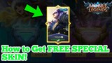 How To Get Free Special Skin | Summer Gala Event! (Mobile Legends)
