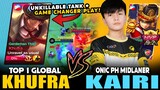 UNKILLABLE KHUFRA PLAY VS. DEADLY HARLEY by ONIC KAIRI in RANK ~ Mobile Legends