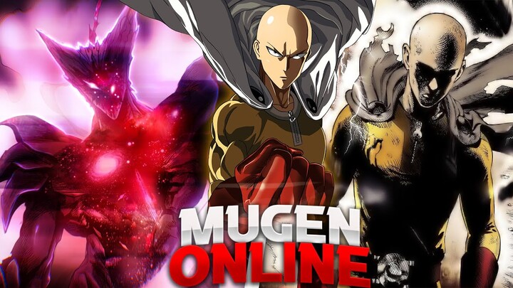 Saitama And Cosmic Garou In MUGEN ONLINE