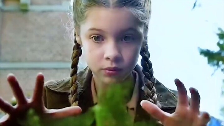 The magical little girl, with carrots bigger than people