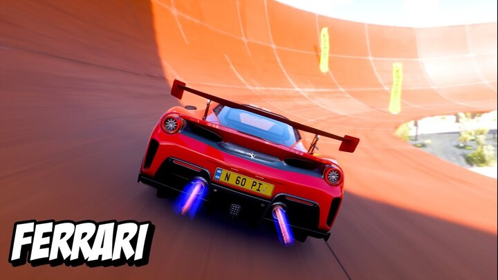 Ketika Ferrari Ngebut Di Jalanan Hotwheels Custom Maps - Forza Horizon 5 Gameplay