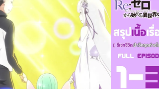 Spoil Anime Ep 1-3  รีเซท ชีวิตฝ่าวิกฤตต่างโลก Rezero