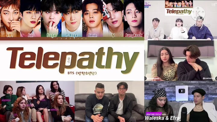 BTS - "Telepathy" Reaction Mashup