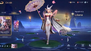 Liên Quân Mobile - Review Skin Liliana Nguyệt Mị Ly