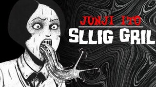 " Sllig Grill "- Horror Manga By Junji Ito 😱😱 || @Comicbrain