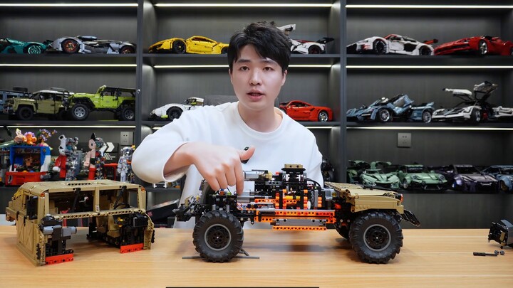 The unboxing and review of the Shuangying Kada officially authorized Hummer H1 assembled building bl