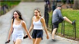 FUNNY Fart Prank in New York! Bad Day to Wear White!!