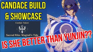 BETTER THAN YUNJIN? Candace Showcase & Build | Genshin Impact