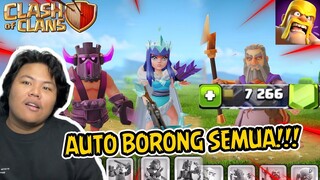 AUTO BORONG TOPUP GEMS SAMPE 7000 LEBIH BUAT BELI SKIN RAJA RATU DAN WALI BESAR DI AKUN KECIL COC KU