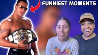 THE ROCK FUNNIEST MOMENTS ON WWE!