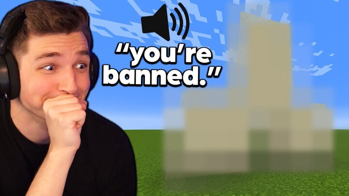 i got suspended for this minecraft build...