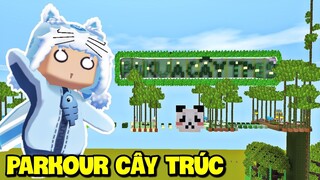 SẼ RA SAO NẾU MAP PARKOUR TRONG MINI WORLD ĐƯỢC LÀM TOÀN BẰNG CÂY TRÚC