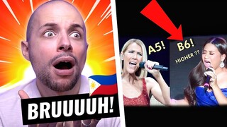 FILIPINOS can even do BETTER & HIGHER! International Singers vs Filipino Singers | PRODUCER REACTS