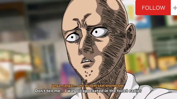 Saitama accidentally goes to Sakamoto shop this happen