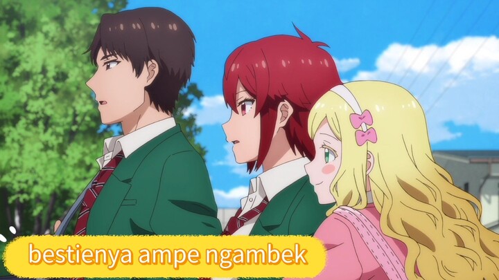 #KompetisiKreasiUnggahan6, pelukan cewek tomboy bikin salting 2 cewek ini